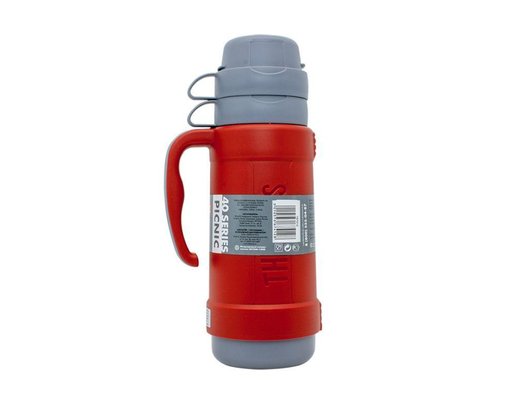 Термос THERMOS PICNIC 40 Series Red 1.0л стеклянная колба